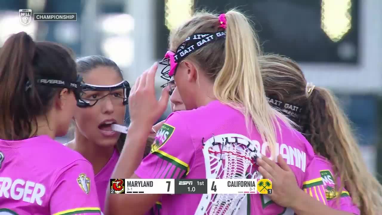 Sam Geiersbach is keeping the Palms in this!! She scores to stop the Charm run. 