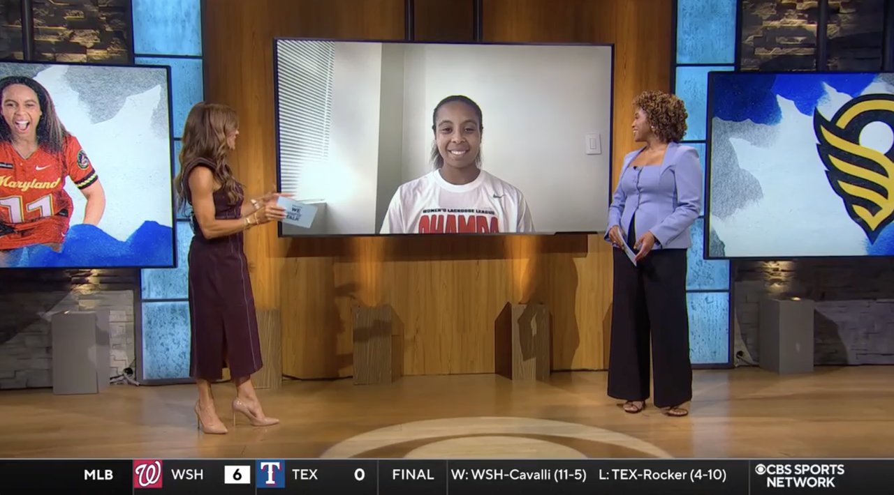 Championship MVP, Sydni Black, stops by CBS' We Need To Talk to discuss the season