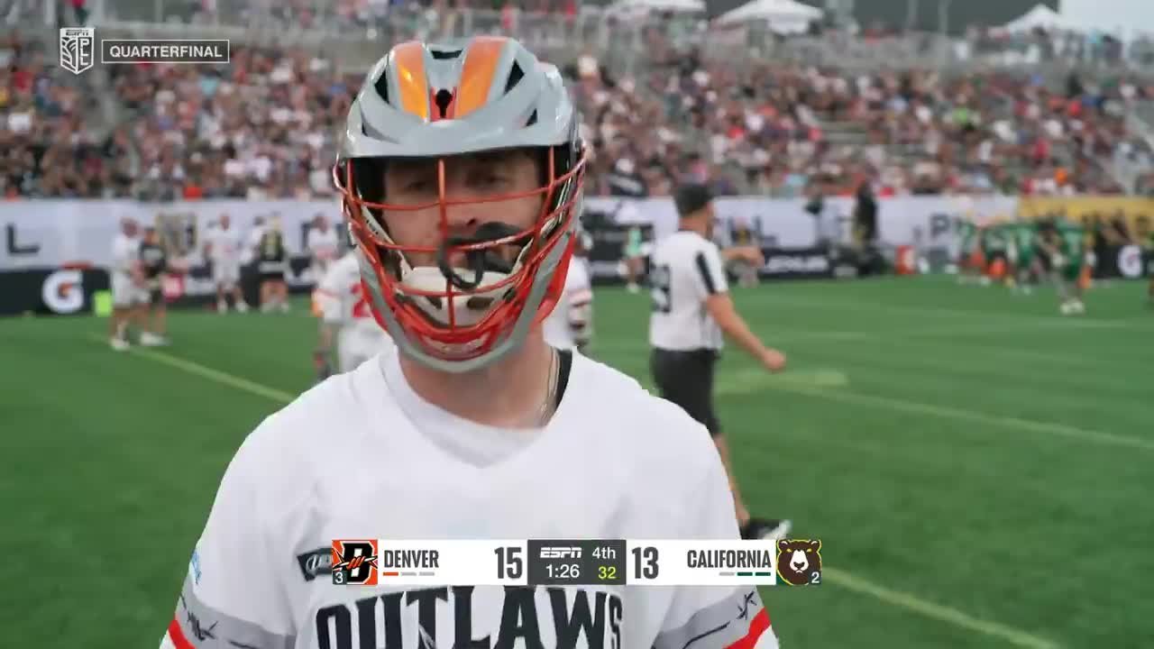 Video preview: Jared Bernhardt completely smokes his defender to put the Outlaws up by 2.