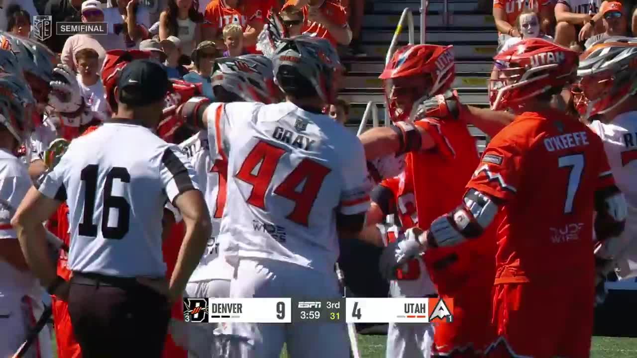 Video preview: Beau Peterson goal turns into a full on fight between the Outlaws and Archers!!